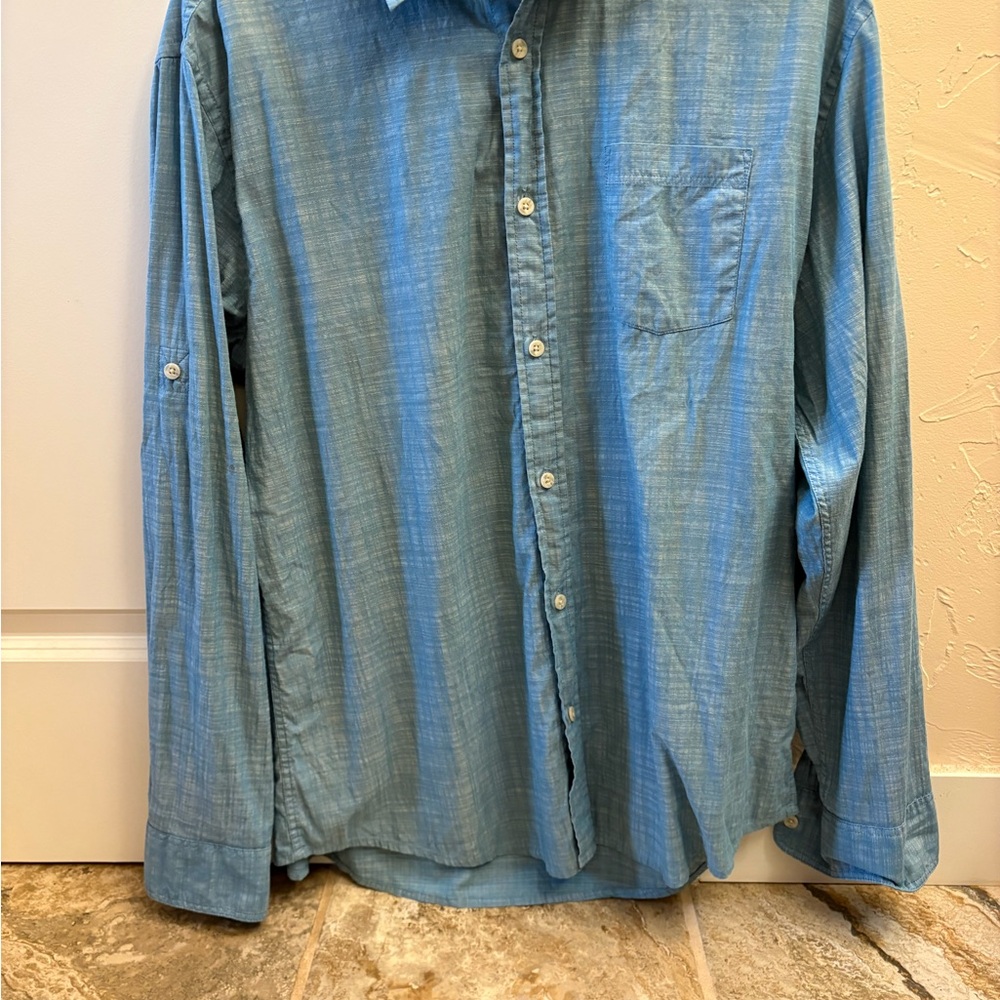 Urban Pipeline Light Blue Casual Button Down Shirt